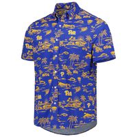 Men's Reyn Spooner Royal Pitt Panthers Performance Button-Down Shirt