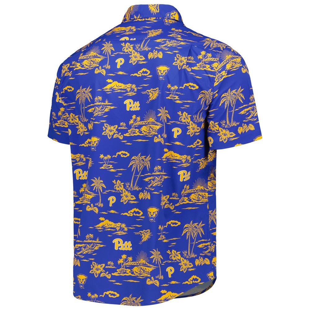 Men's Reyn Spooner Royal Pitt Panthers Performance Button-Down Shirt