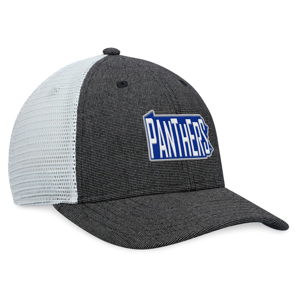 Men's Top of the World Charcoal/White Pitt Panthers Townhall Trucker Snapback Hat