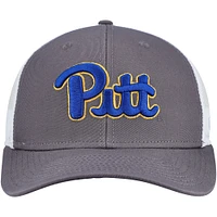 Men's Top of the World Gray/White Pitt Panthers Victory Baseline Trucker Adjustable Hat