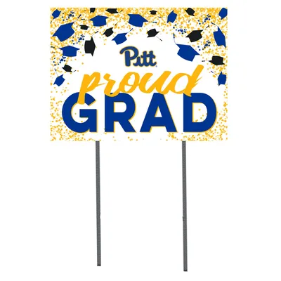 Pitt Panthers 18'' x 24'' Grad Yard Sign