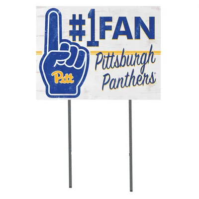 Pitt Panthers 18'' x 24'' #1 Fan Yard Sign