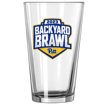 Pitt Panthers 2023 Bagarre dans la cour 16oz. Verre à pinte