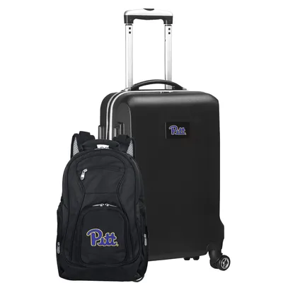 Pitt Panthers Deluxe 2-Piece Backpack and Carry-On Set