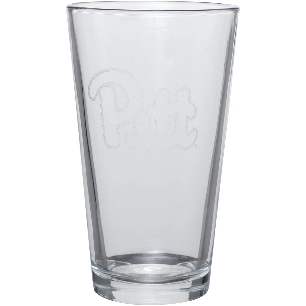 Pitt Panthers Etched 16oz. Pint Glass