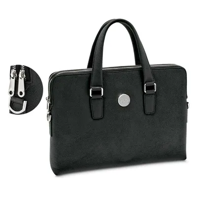 Pitt Panthers Women's Leather Briefcase - Black