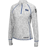 Haut léger à quart de zip Colosseum Camo Pitt Panthers OHT Military Appréciation Officer Arctic pour femmes