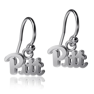 Boucles d'oreilles pendantes en argent Pitt Panthers de Dayna Designs pour femme