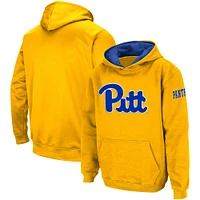 Sweat à capuche avec grand logo Colosseum Gold Pitt Panthers pour jeunes