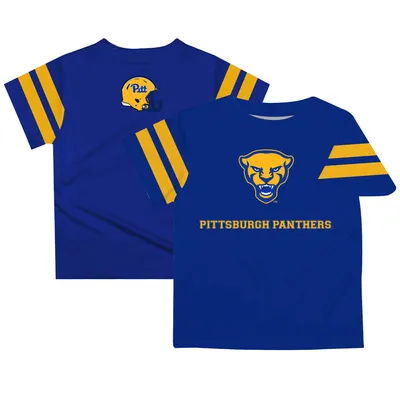 Pitt Panthers Youth Stripes T-Shirt - Royal