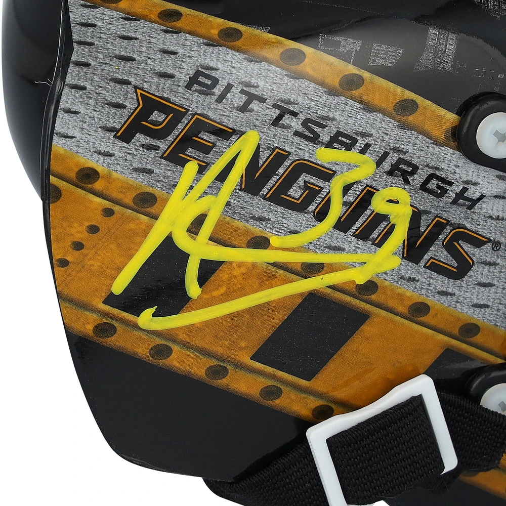 Masque de gardien de but miniature autographié par Alex Nedeljkovic des Penguins de Pittsburgh