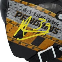 Masque de gardien de but miniature autographié par Alex Nedeljkovic des Penguins de Pittsburgh