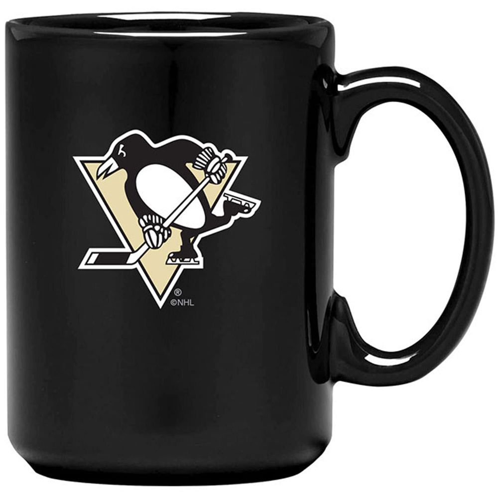 Black Pittsburgh Penguins - 15oz. El Grande Coffee Mug