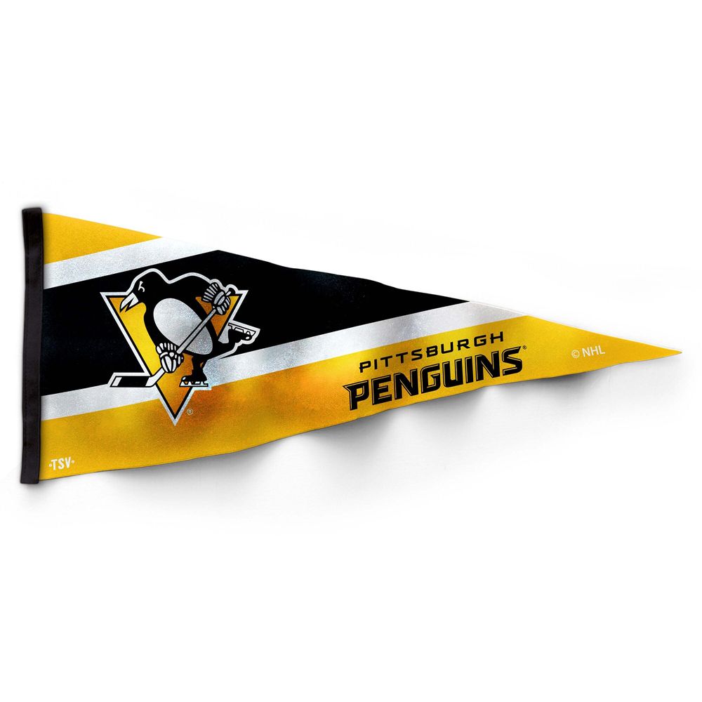 Black Pittsburgh Penguins Collector Pennant