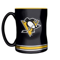 Black Pittsburgh Penguins Sculpted Relief Mug