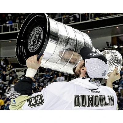 Brian Dumoulin Pittsburgh Penguins Unsigned 2016 Stanley Cup Champions Raising Photograph