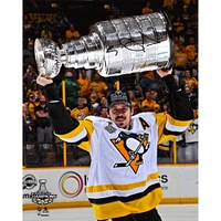 Evgeni Malkin Pittsburgh Penguins 2017 Stanley Cup Champions Autographed 8" x 10" Raising Cup Photograph