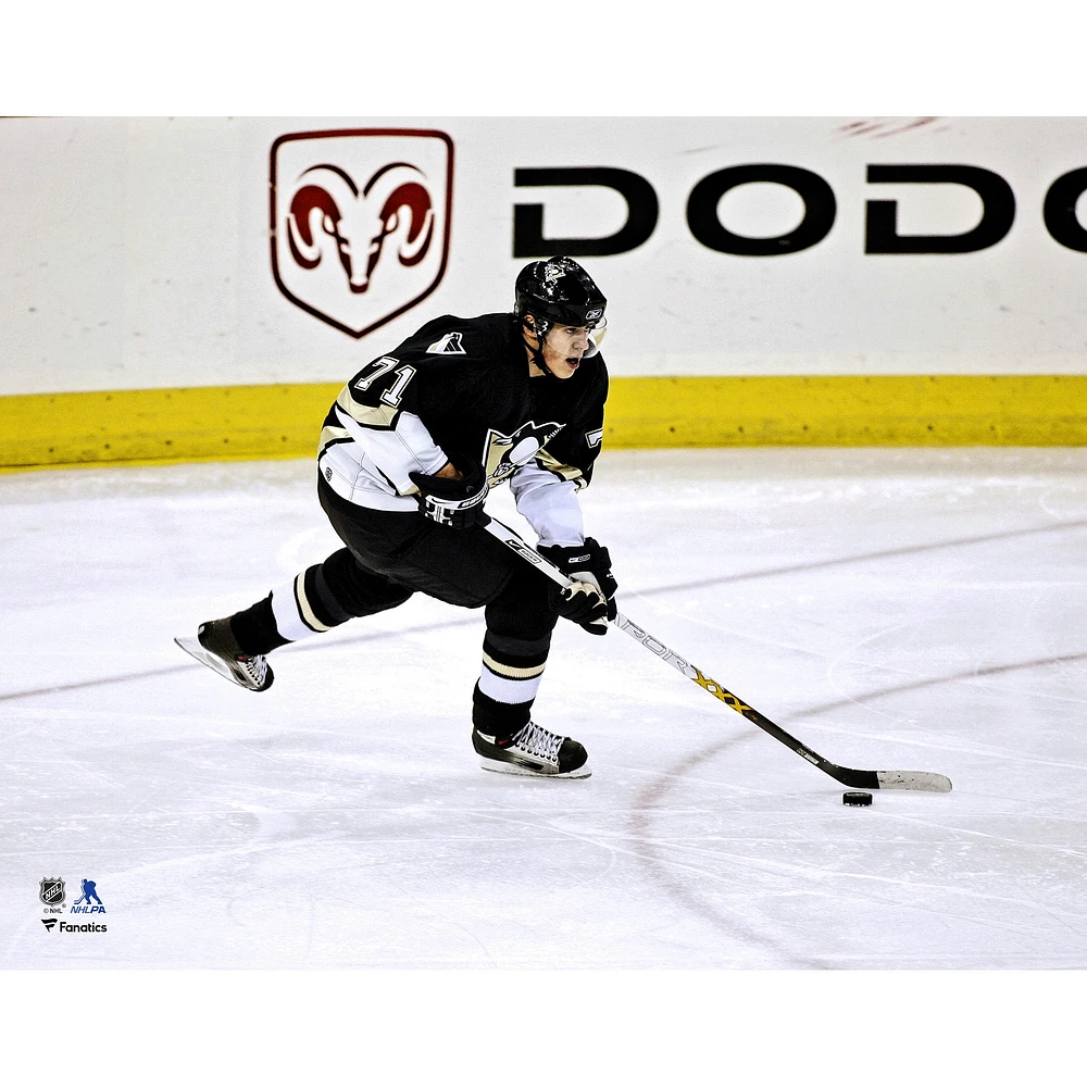 Evgeni Malkin Pittsburgh Penguins Unsigned NHL Debut Photograph