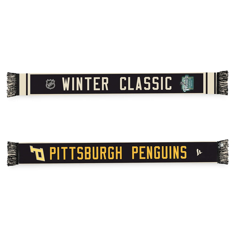 Fanatics Pittsburgh Penguins Écharpe d'équipe de la Classique d'hiver 2023