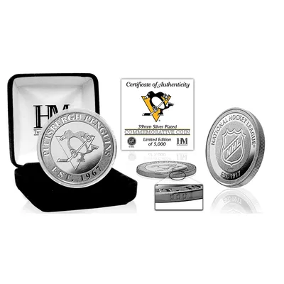 Pittsburgh Penguins Highland Mint Silver Mint Coin