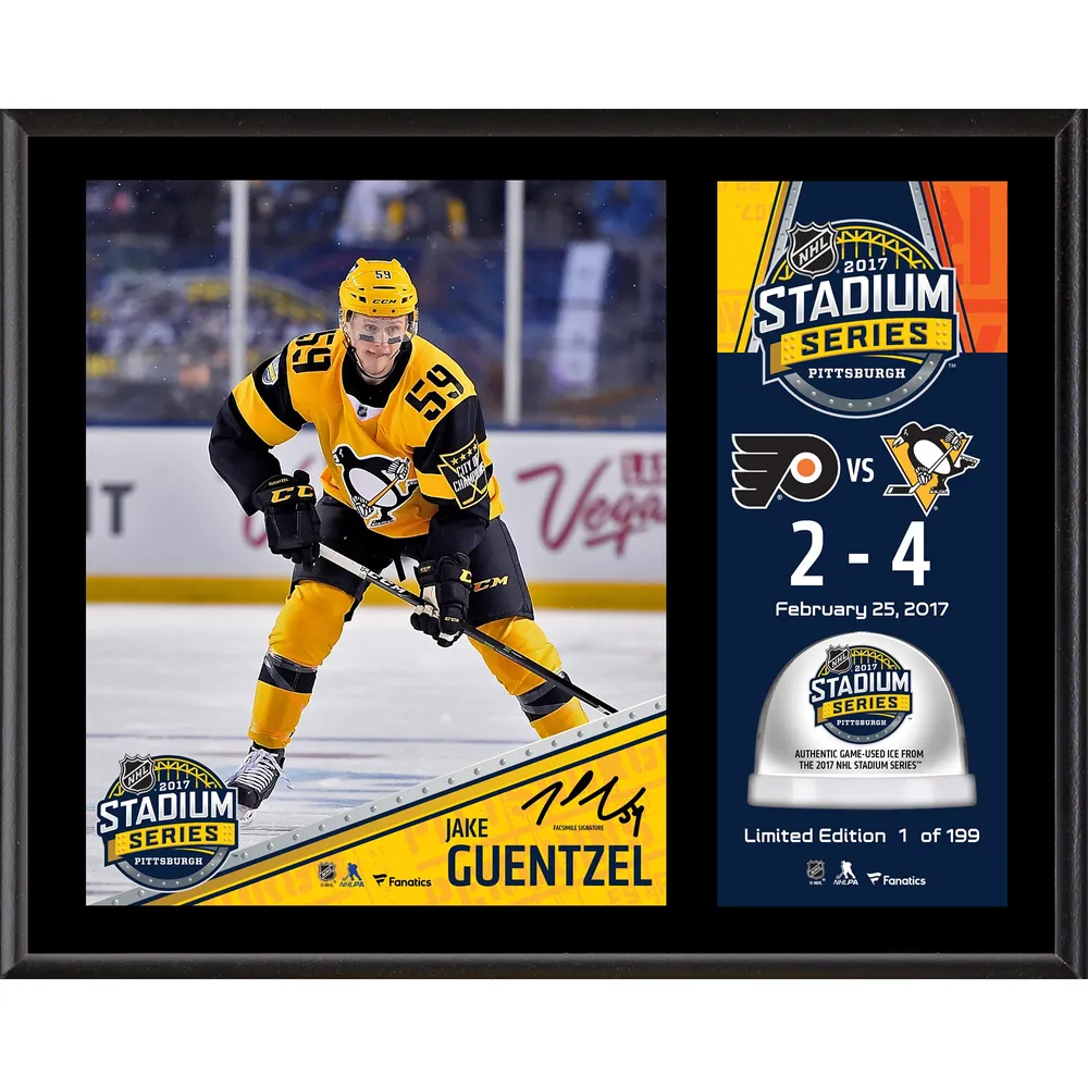 Lids Jake Guentzel Pittsburgh Penguins Fanatics Authentic 2023 Winter  Classic 12 x 15 Sublimated Plaque with Game-Used Ice - Limited Edition of  500