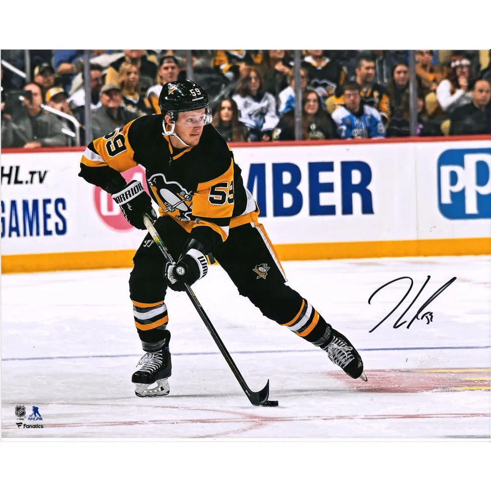 Jake Guentzel Pittsburgh Penguins Autographed Gold Fanatics Breakaway Jersey
