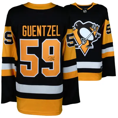 Jake Guentzel Pittsburgh Penguins Fanatics Authentic Autographed Black Fanatics Breakaway Jersey