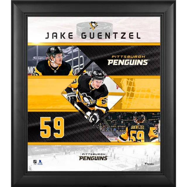 Lids Jake Guentzel Pittsburgh Penguins Fanatics Authentic Autographed 8 x  10 Black Jersey Skating Photograph
