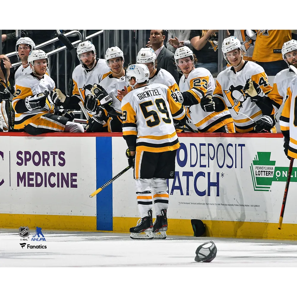 Jake Guentzel Black Pittsburgh Penguins Autographed adidas 2021 Alternate  Authentic Jersey
