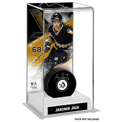 Jaromir Jagr Pittsburgh Penguins Deluxe Tall Hockey Puck Case