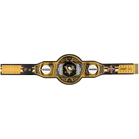 Ceinture de titre WWE Legacy autographiée par Kris Letang des Penguins de Pittsburgh avec inscription « 3X SC Champ