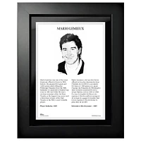 Mario Lemieux Pittsburgh Penguins - Legends Line 12'' x 16'' Photo encadrée