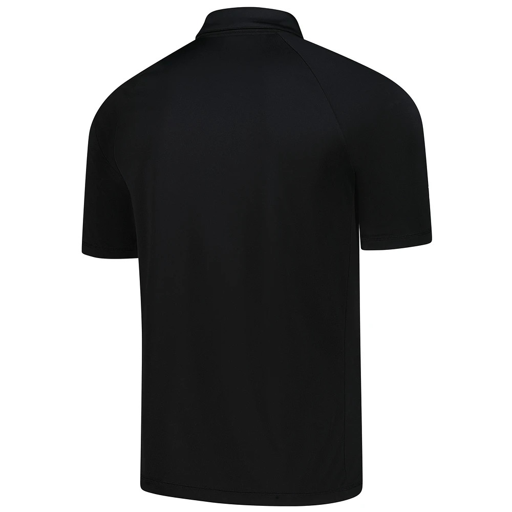 Polo authentique Pro noir Fanatics pour homme des Penguins de Pittsburgh