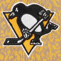 Casquette Fan Weave Flex Fit dorée/noire pour homme des Penguins de Pittsburgh Fanatics