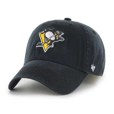 Casquette Flex Franchise Classic des Penguins de Pittsburgh '47 noires pour hommes