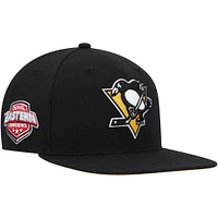 Casquette Snapback Capitaine Sure Shot des Penguins de Pittsburgh '47 noire pour homme