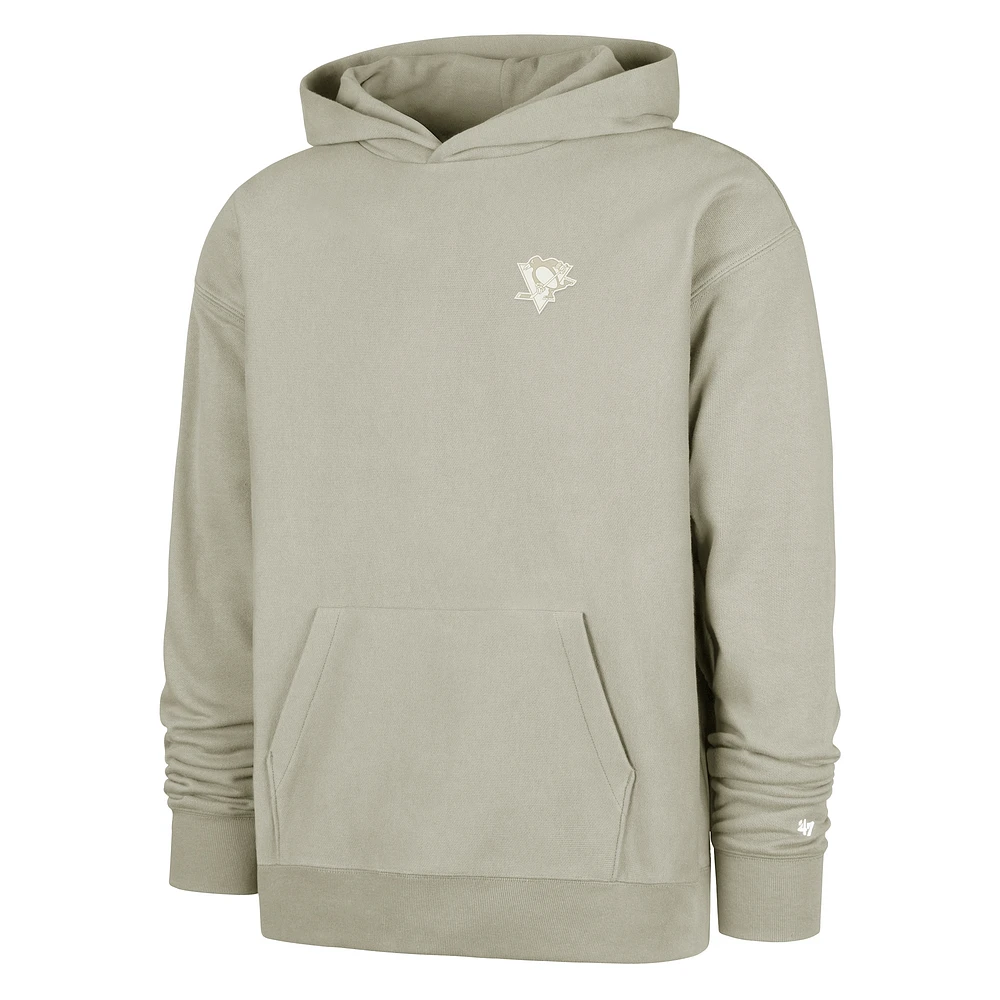 Men's '47  Gray Pittsburgh Penguins Foundation Pullover Hoodie
