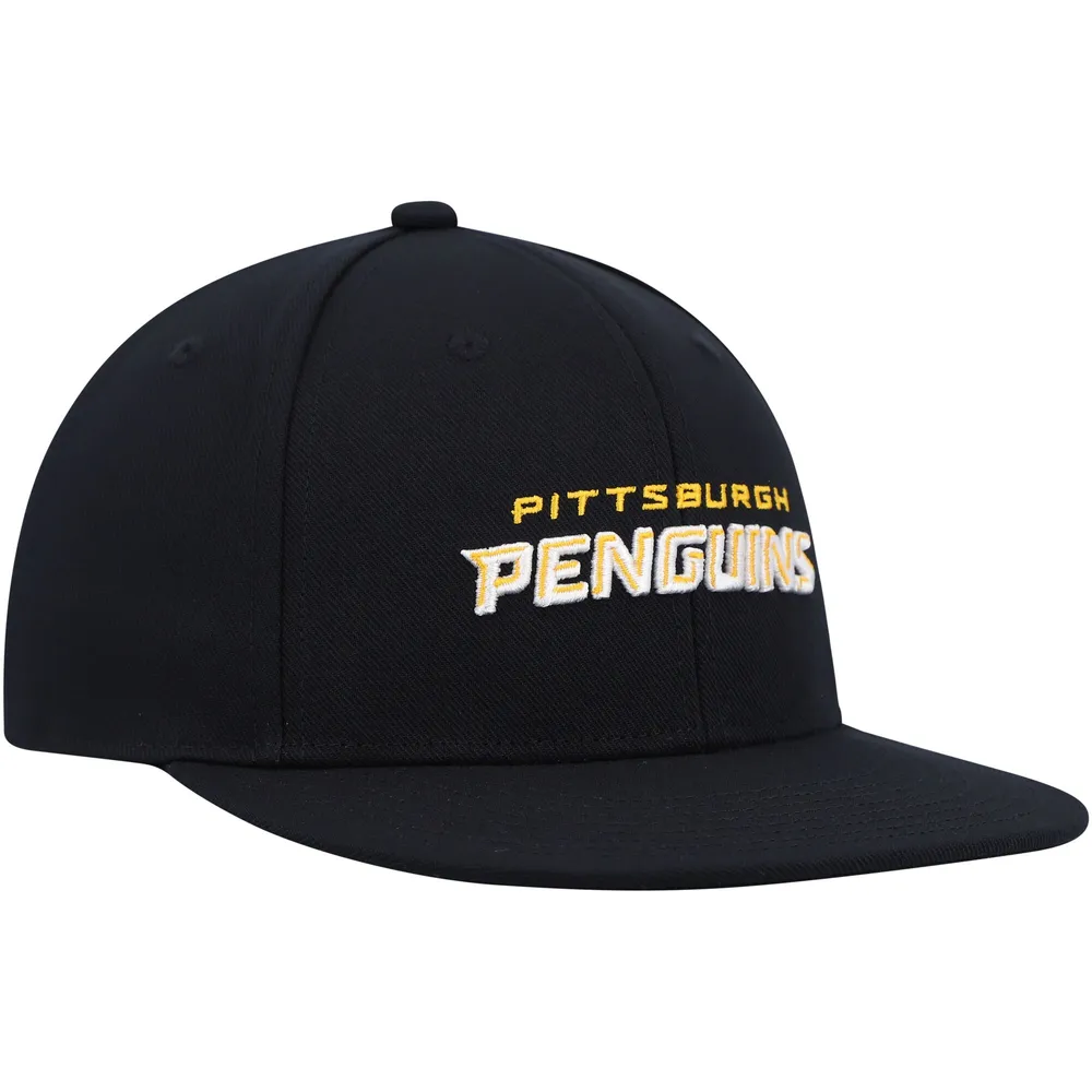 Casquette snapback adidas noire des Penguins de Pittsburgh pour hommes