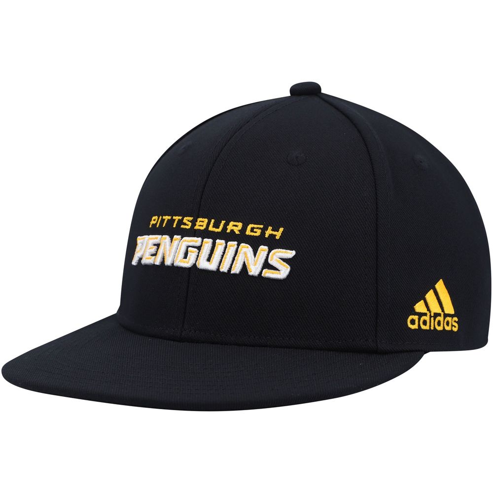 Men's adidas Black Pittsburgh Penguins Snapback Hat