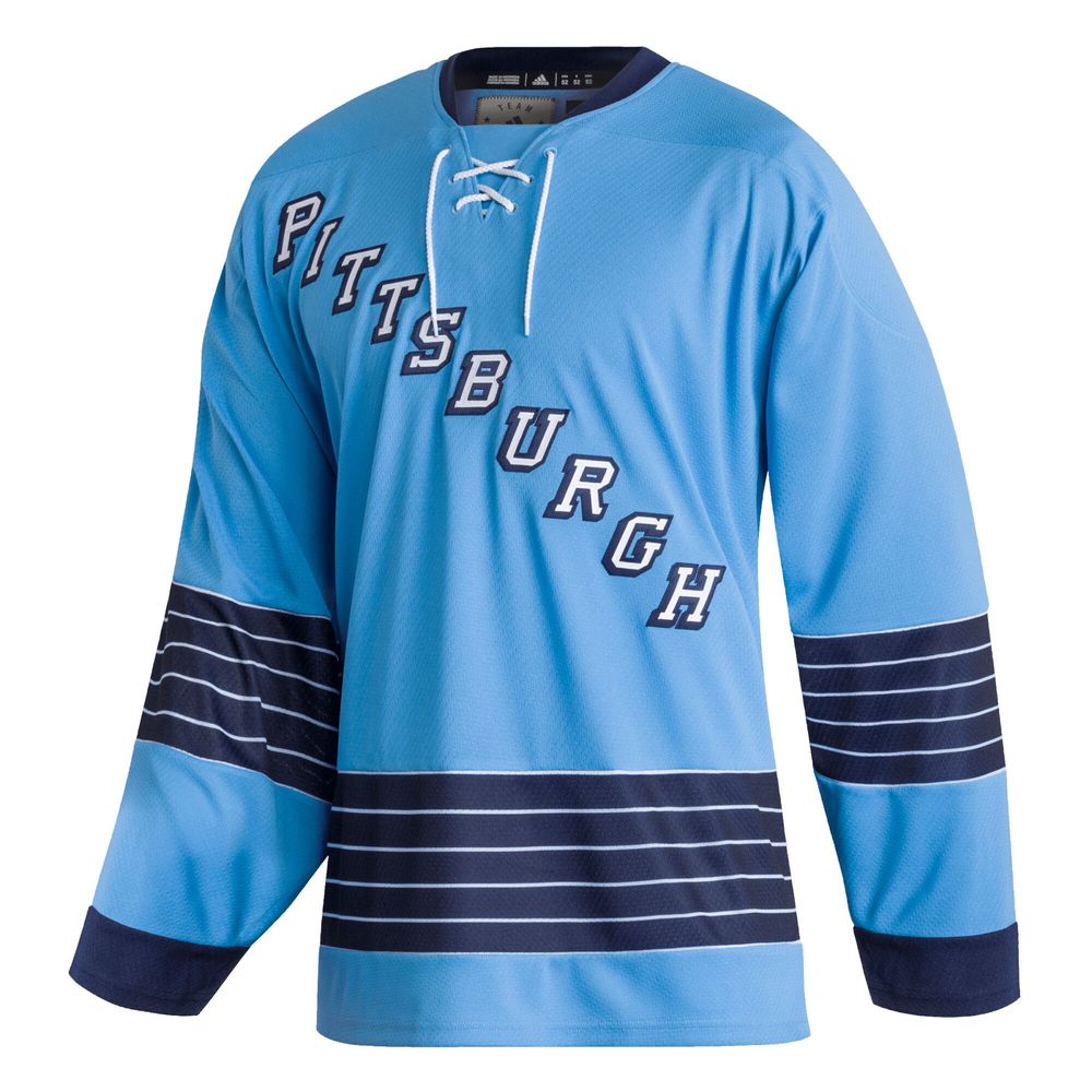 Men's adidas Light Blue Pittsburgh Penguins Team Classics Authentic - Jersey