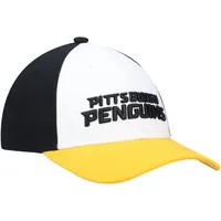 Casquette réglable pour vestiaire des Penguins de Pittsburgh adidas blanche pour hommes