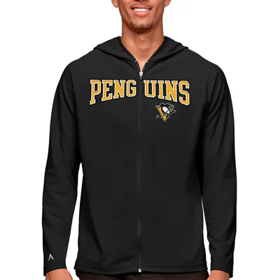 Pittsburgh Penguins Antigua Legacy Full-Zip Hoodie