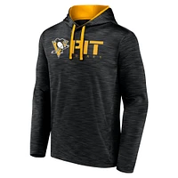 Sweat à capuche noir pour homme des Penguins de Pittsburgh Head Start