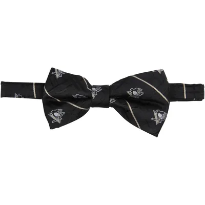 Pittsburgh Penguins Oxford Bow Tie - Black