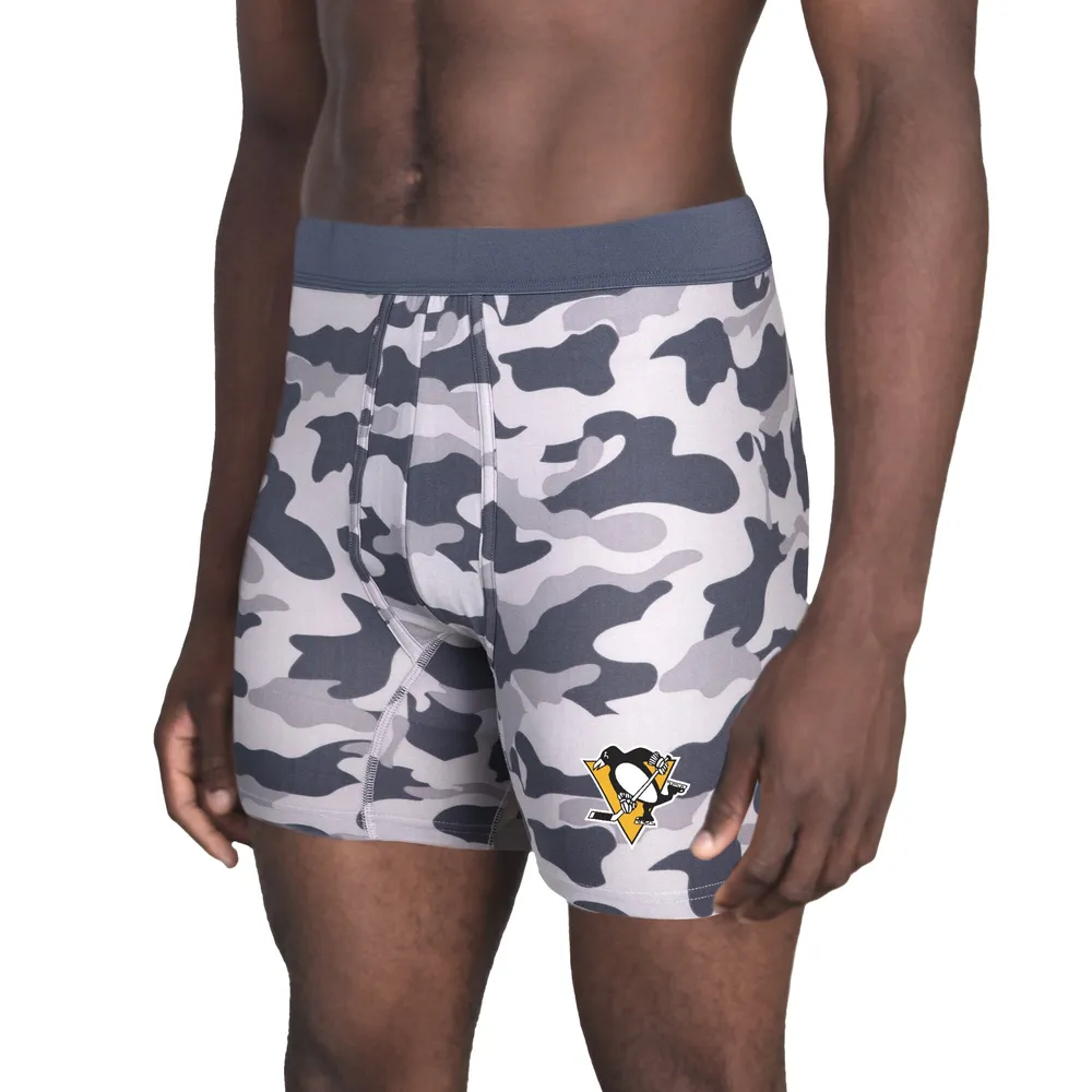 Lids Pittsburgh Penguins Concepts Sport Invincible Knit Boxer Briefs -  Charcoal