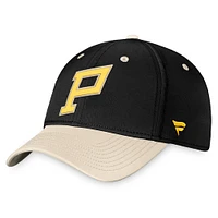 Casquette flexible classique d'hiver de la LNH 2023 Fanatics pour hommes, noir/crème, Penguins Pittsburgh