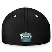 Casquette flexible classique d'hiver de la LNH 2023 Fanatics pour hommes, noir/crème, Penguins Pittsburgh