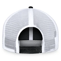 Casquette réglable pour hommes Fanatics noir/blanc des Penguins de Pittsburgh Free Kick Trucker