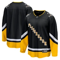 Maillot Fanatics noir Pittsburgh Penguins Alternate Premier Breakaway pour hommes