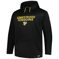 Men's Fanatics Black Pittsburgh Penguins Authentic Pro Big & Tall Pullover Hoodie